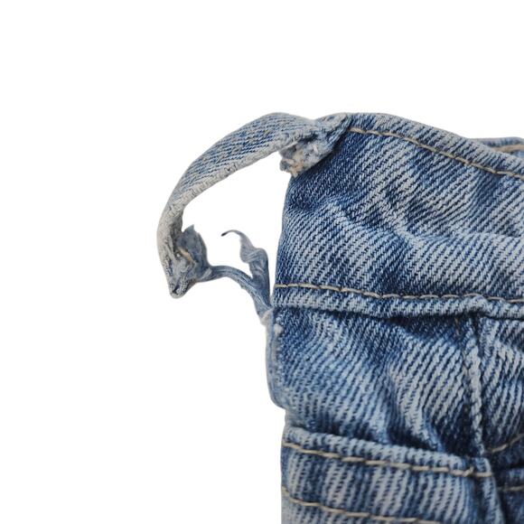 Hart Denim Jeans 29 Stone Wash Bleached Ripped Destroyed Distressed Preppy - Picture 14 of 16